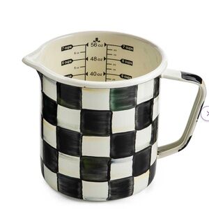 Adorable MacKenzie-Childs Courtly Check 7-Cup Measuring Cup New In MC Box